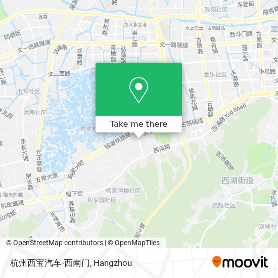 杭州西宝汽车-西南门 map