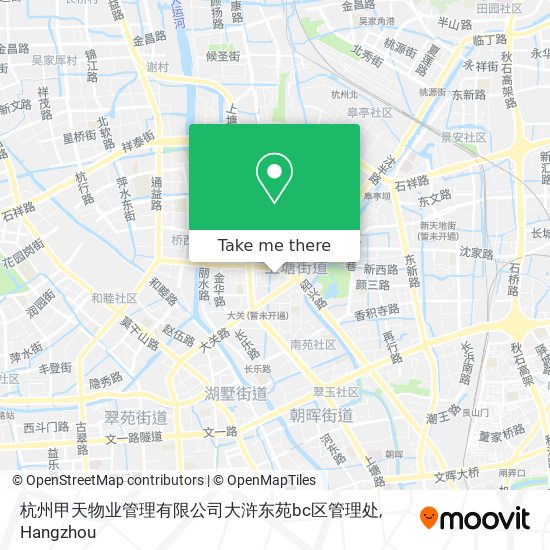 杭州甲天物业管理有限公司大浒东苑bc区管理处 map