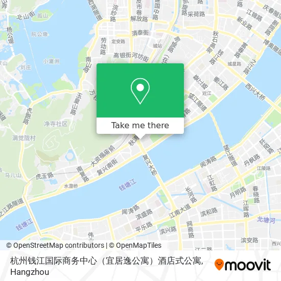 杭州钱江国际商务中心（宜居逸公寓）酒店式公寓 map