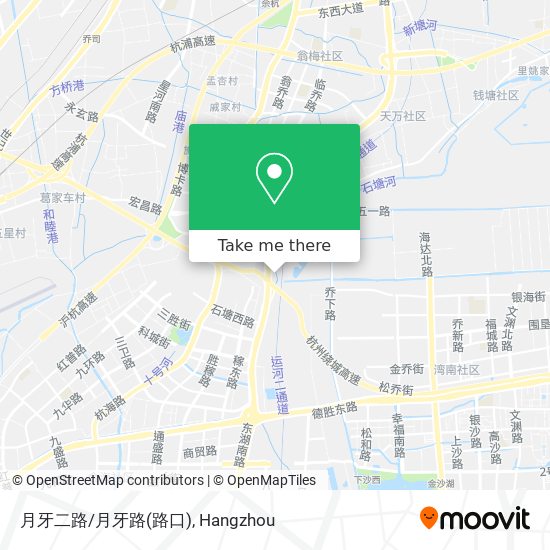 月牙二路/月牙路(路口) map