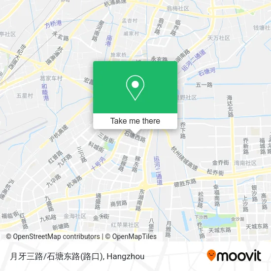 月牙三路/石塘东路(路口) map