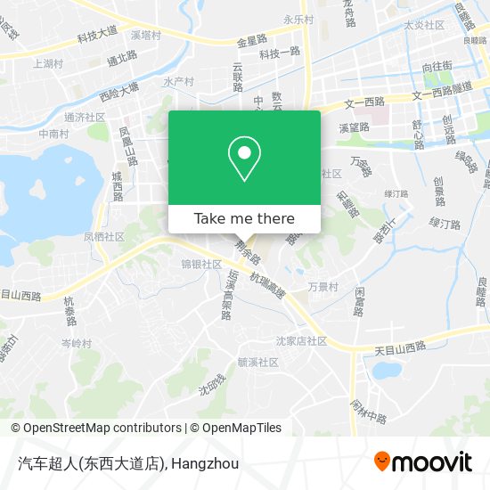 汽车超人(东西大道店) map