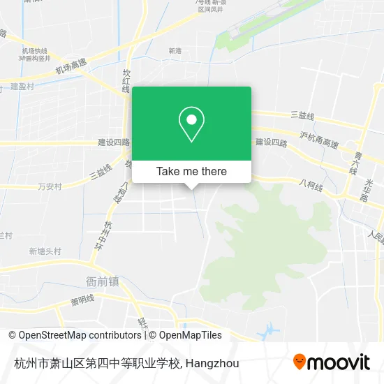 杭州市萧山区第四中等职业学校 map