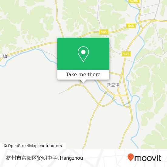 杭州市富阳区贤明中学 map