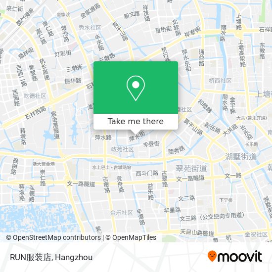 RUN服装店 map