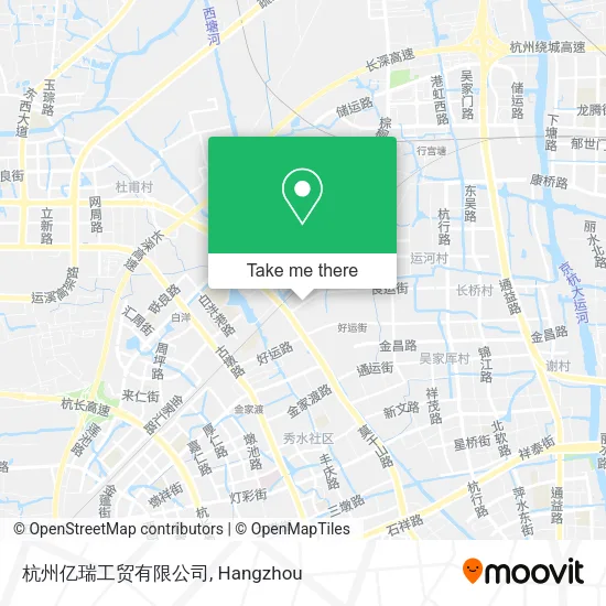杭州亿瑞工贸有限公司 map