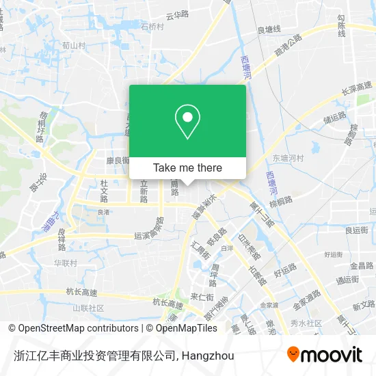 浙江亿丰商业投资管理有限公司 map
