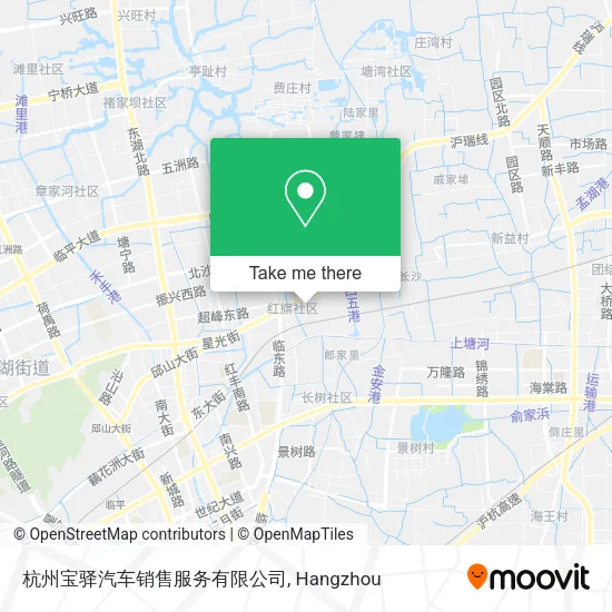 杭州宝驿汽车销售服务有限公司 map