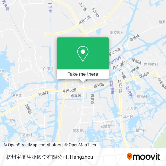 杭州宝晶生物股份有限公司 map