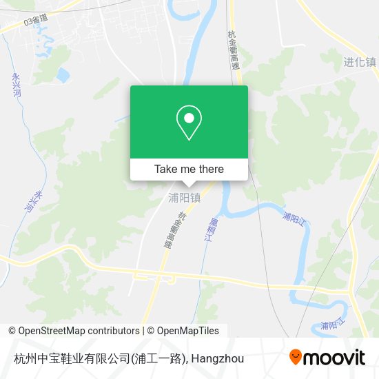 杭州中宝鞋业有限公司(浦工一路) map