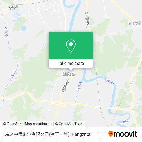杭州中宝鞋业有限公司(浦工一路) map