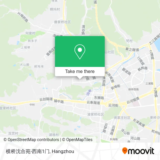 横桥沈合苑-西南1门 map