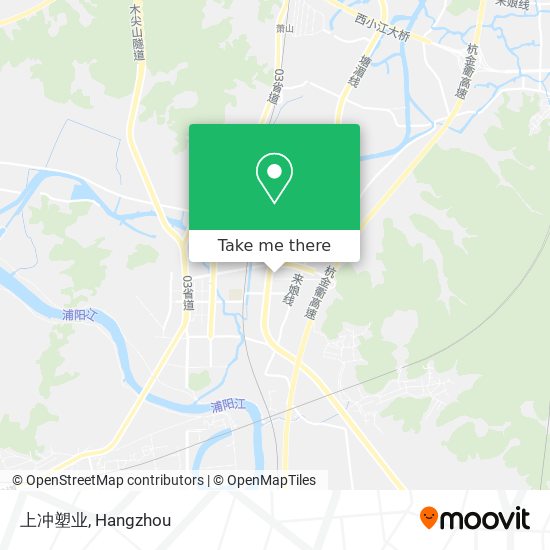 上冲塑业 map