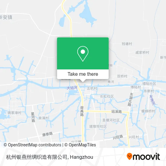 杭州银燕丝绸织造有限公司 map