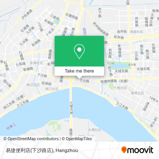 易捷便利店(下沙路店) map