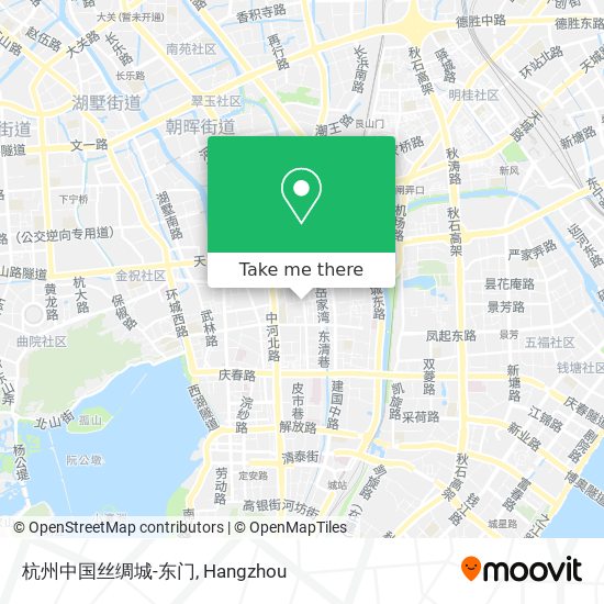 杭州中国丝绸城-东门 map