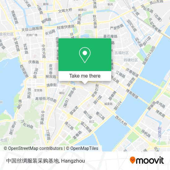 中国丝绸服装采购基地 map