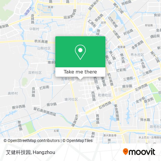 艾健科技园 map
