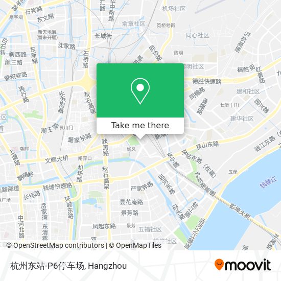 杭州东站-P6停车场 map