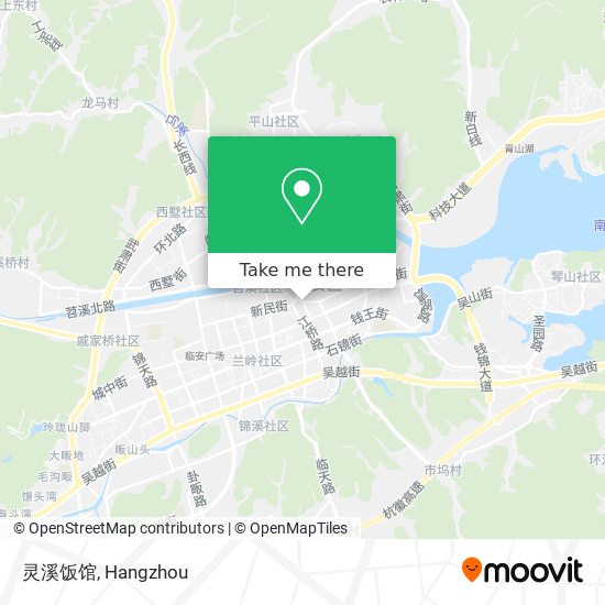 灵溪饭馆 map