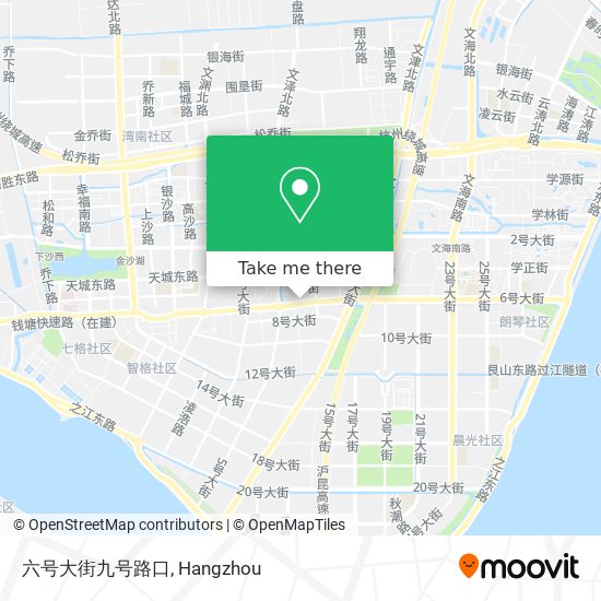 六号大街九号路口 map