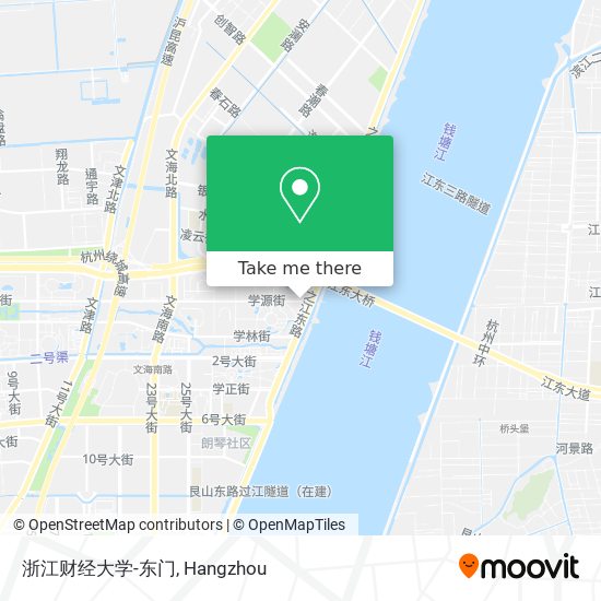 浙江财经大学-东门 map