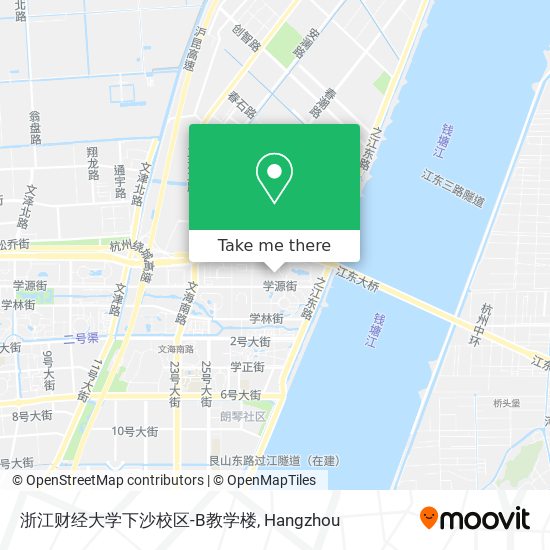 浙江财经大学下沙校区-B教学楼 map