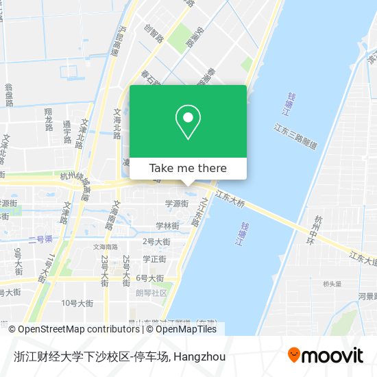 浙江财经大学下沙校区-停车场 map