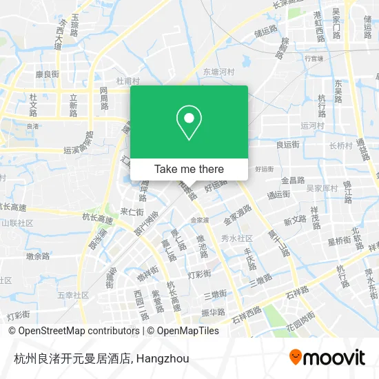 杭州良渚开元曼居酒店 map