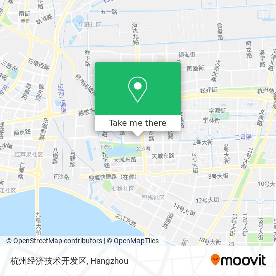 杭州经济技术开发区 map