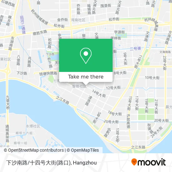 下沙南路/十四号大街(路口) map