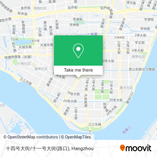 十四号大街/十一号大街(路口) map