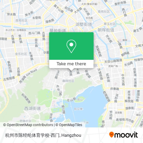 杭州市陈经纶体育学校-西门 map