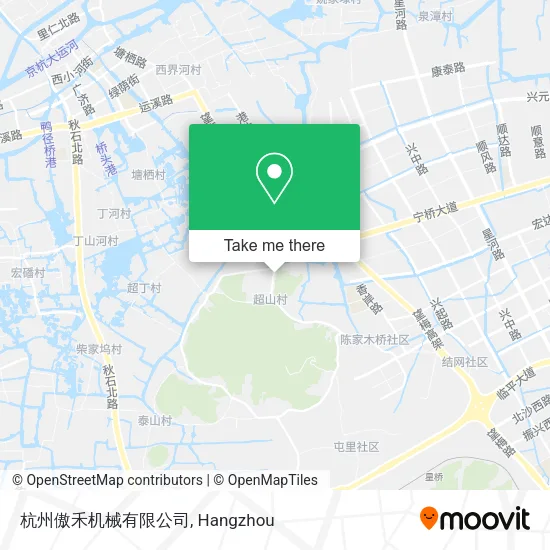 杭州傲禾机械有限公司 map