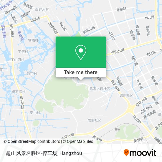 超山风景名胜区-停车场 map