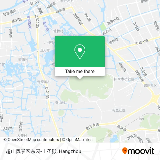 超山风景区东园-上圣殿 map