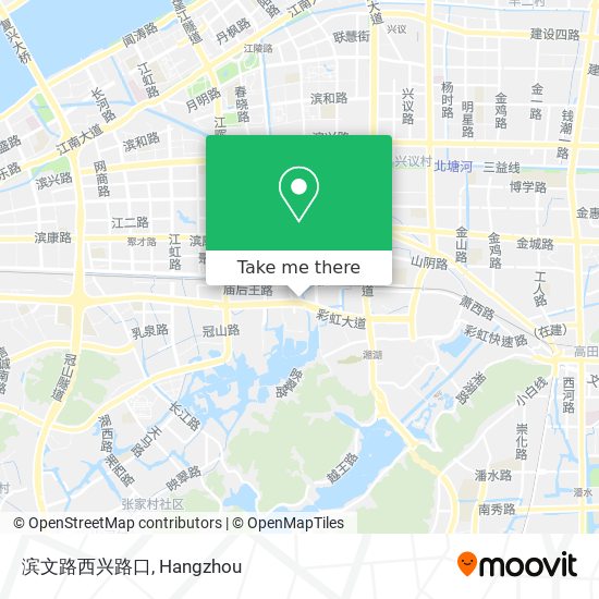 滨文路西兴路口 map