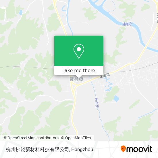 杭州拂晓新材料科技有限公司 map