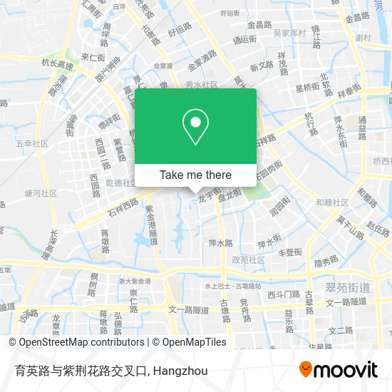 育英路与紫荆花路交叉口 map