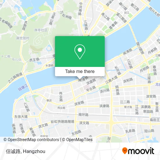 信诚路 map