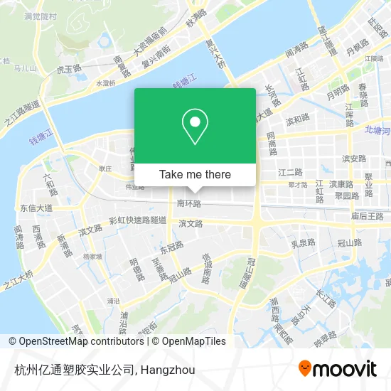 杭州亿通塑胶实业公司 map