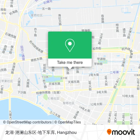 龙湖·滟澜山东区-地下车库 map