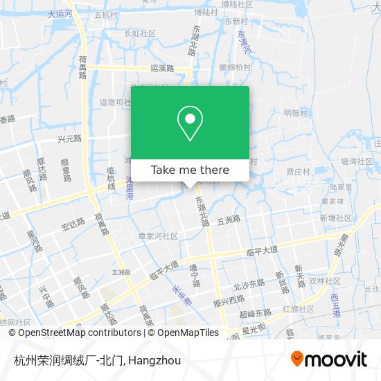 杭州荣润绸绒厂-北门 map