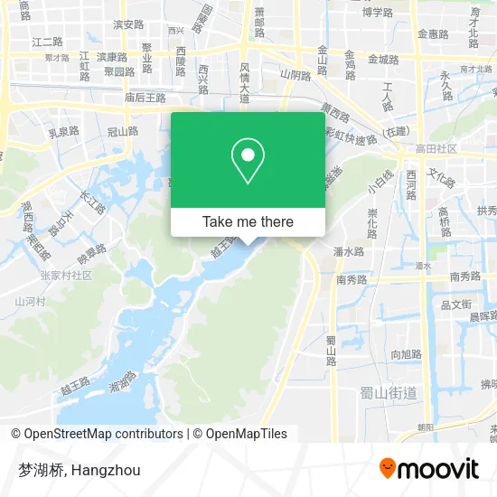 梦湖桥 map