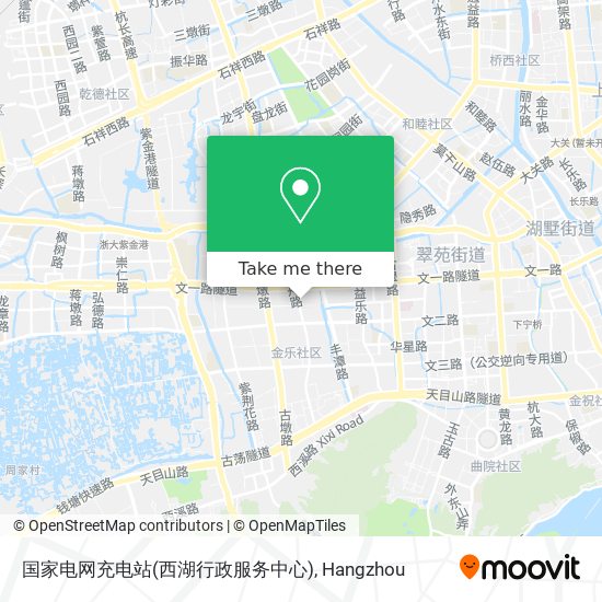 国家电网充电站(西湖行政服务中心) map