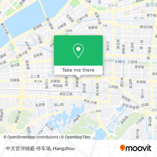 中天官河锦庭-停车场 map