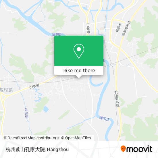 杭州萧山孔家大院 map