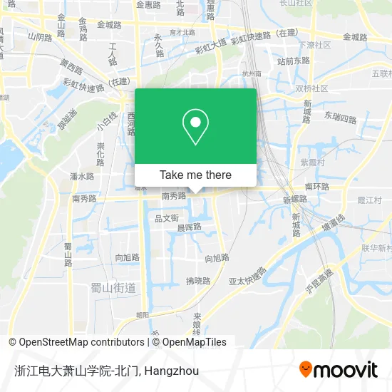 浙江电大萧山学院-北门 map