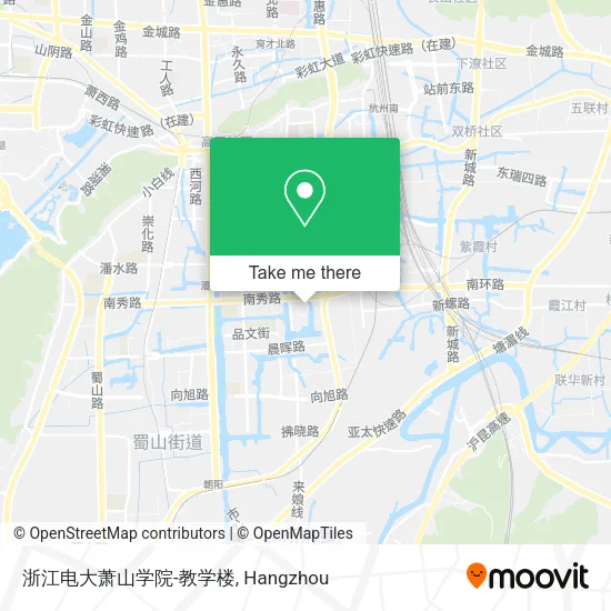 浙江电大萧山学院-教学楼 map