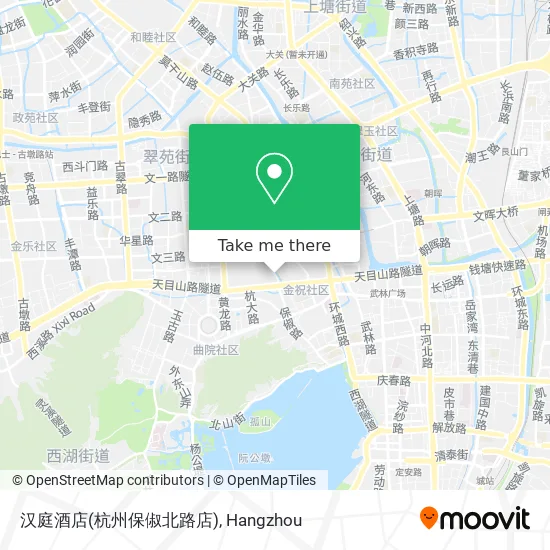 汉庭酒店(杭州保俶北路店) map
